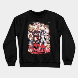 Kill La Kill Kiru Ra Kiru Grunge Border Anime Crewneck Sweatshirt